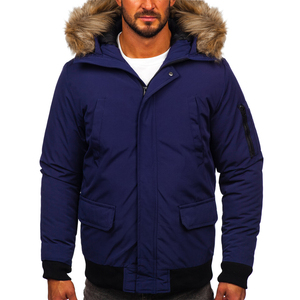 ARTIZ INTERNATIONAL – Doudoune matelassée réversible légère et chaude pour homme, coupe grande taille, noire, en polyester, coupe-vent, avec logo personnalisé, vente en gros - Product Image 3