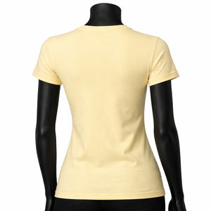 T-shirt à imprimé floral pour femme, en coton, décontracté, à manches courtes, col rond, tee-shirt d'été pour femme, fournisseur en gros, directement de l'usine - Product Image 4