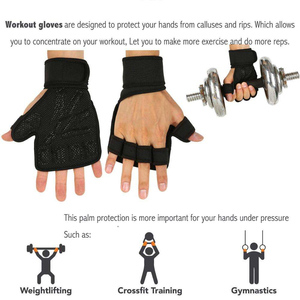 Gants d'entraînement antidérapants pour la musculation, avec une adhérence supérieure et une protection de la paume, pour le fitness, la gym, le cyclisme et la musculation. - Product Image 4