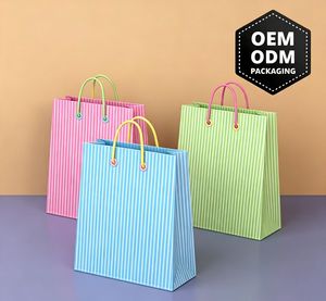 Eco-Friendly Boutique Paper Gift <b>Bags</b> for Retail Stores Custom Shopping Paper <b>Bags</b> with Premium Branding - Product Image 1