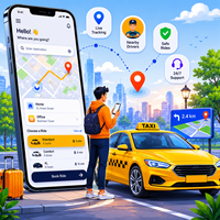 Solución Completa para la Gestión de Taxi, Soporte Multilingüe, Seguimiento de Conductores, Estimación de Precios, Gestión del Historial de Viajes
