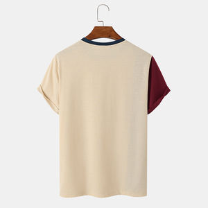 Camisetas personalizadas de algodón orgánico suave y poliéster para hombre, camisetas de verano para niños, ropa estilo streetwear, camiseta con botones para hombre - Product Image 2