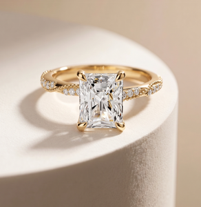 Anillo de Oro de 14K con Diamante Cultivado en Laboratorio Certificado por IGI para Mujer, Diseño Clásico, Elegante, Joyería Fina para Oficina/Trabajo, para Uso Diario - Product Image 1