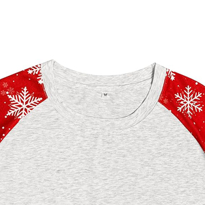 Seamless Style Crew Neck T-Shirts for Women Wholesale Polyester/Cotton Regular Eco-Friendly Quick Dry Customized Colors - Product Image 3