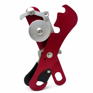 Descenteur de sécurité auto-freinant en aluminium anodisé certifié CE EN341 HM A906 anti-panique, 368g pour l'escalade, corde de 9 à 12 mm - Product Image 2