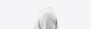เสื้อสเวตเชิ้ตผู้ชายสีขาว คอกลม แขนยาว ทรงปกติ สไตล์ลำลอง สีพื้น - Product Image 2