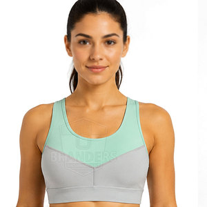 Sujetador deportivo acolchado para mujer, de alto impacto, para gimnasio, correr, yoga, fitness, entrenamiento, transpirable, con tirantes ajustables, ropa deportiva atlética - Product Image 2