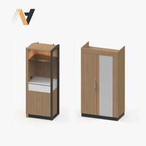 Juego de Muebles de Dormitorio de Madera Maciza Hechos a Medida, Estilo Contemporáneo, Concepto de Almacenamiento Modular, Interior Elegante, de Fábrica en Vietnam - Product Image 3