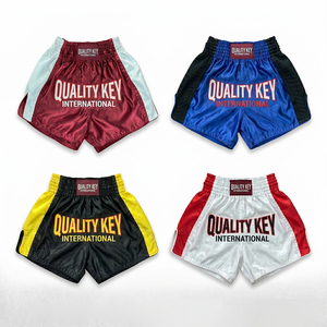 Pantalones Cortos de Muay Thai Personalizados en Satén para Hombres, Mujeres y Niños - Estilo Casual Ecológico de Alta Calidad con Servicio OEM - Product Image 6