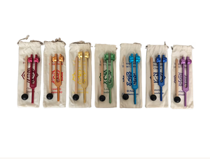 Ensemble de diapasons professionnels pour chakras, très demandé, avec support - 8 pièces - incluant le diapason pour la vocation spirituelle - Product Image 5