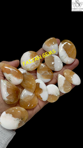 Cabochon en cristal de scolecite de pêche 100% naturel, certifié par un tiers, prix de gros, pierre pour la fabrication de bijoux faits à la main, bagues et pendentifs - Product Image 2