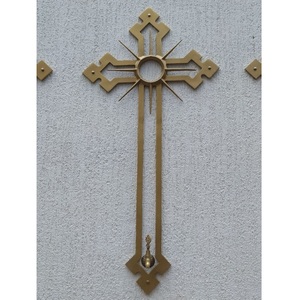 Caja de latón de alta calidad hecha a mano con grabado de cruz para regalos cristianos y almacenamiento de recuerdos sagrados - Product Image 4