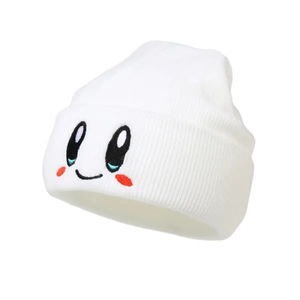 Gorro de punto digital personalizado con logo, al por mayor, diseño de anime, dibujos animados, cara y ojos lindos, cosplay, mantiene el calor, para viaje, 100% acrílico, común - Product Image 2