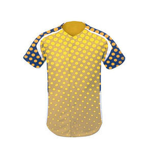 Uniformes de baseball et de softball personnalisés, 100% polyester, pour hommes adultes, manches courtes, séchage rapide, respirant, ensemble d'uniformes - Product Image 2