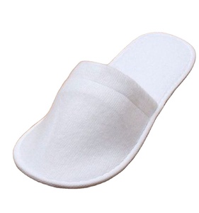 Zapatillas desechables de color blanco para Hotel, pantuflas de viaje, personalizadas, bajo pedido mínimo - Product Image 4