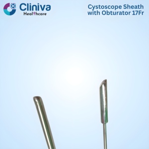 Cystoscope Sheath with Obturator 17Fr Manual <b>Laparoscopic</b> <b>Instruments</b> Surgical <b>Instrument</b> Set - Product Image 4