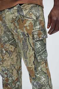 Pantalones Cargo de Camuflaje para Hombre, Cintura Elástica, Múltiples Bolsillos, Transpirables, Estilo Casual de Verano, Tejido de Poliéster - Product Image 2