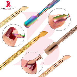 Dernier modèle, produit phare : Repousse-cuticules et grattoir à ongles en acier inoxydable, outil de manucure et pédicure - Product Image 4