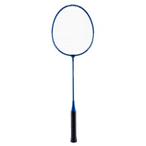 Raquette de badminton en fibre de carbone bleue avec poignée en PU S4, cordes légères et durables pour joueurs amateurs juniors - Product Image 3