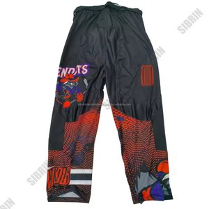 Pantalon de hockey sur roulettes personnalisé Sibrin, imprimé par sublimation, 100% polyester, rembourrage en Cordura, protection professionnelle, respirant, anti-UV - Product Image 3