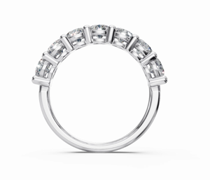 แหวนเพชรดีไซน์หรูหรา ทอง 14k 18k 9k ตัวเรือนทองคำขาว ทองคำเหลือง ทองคำชมพู ให้เลือกได้ แหวนหมั้นแท้สุดหรู - Product Image 4