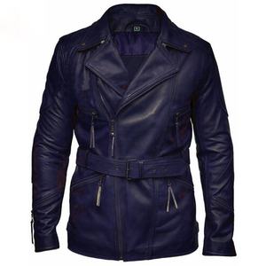 Chaqueta de cuero genuino para hombre, diseño OEM, para todas las estaciones, en todos los tamaños y colores - Product Image 1