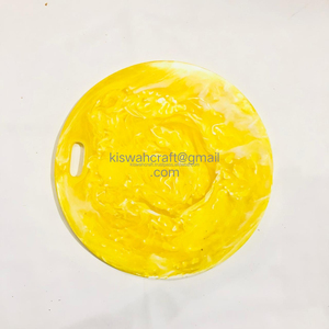 Tabla de Cortar de Resina Azul de Diseño Lujoso, Pulida, Ecológica, Accesorios de Cocina para Queso, Suministro Elegante de Estilo Europeo de Alta Gama - Product Image 3