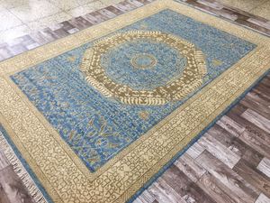 Alfombra de Lana Roja de Alta Densidad, Tejida a Mano, Diseño Duradero para Sala de Estar, Dormitorio, Decoración del Hogar - Product Image 5