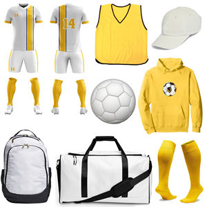 Tenues de football personnalisables en polyester, ensembles complets pour jeunes et adultes, pour l'entraînement et les clubs, avec logo et nom d'équipe inclus - Product Image 1