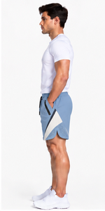 Pantalones Cortos Deportivos de 7 Pulgadas para Hombre, de Secado Rápido, para Gimnasio, Fitness, Entrenamiento, Running, con Logotipo Personalizado, Transpirables - Product Image 4