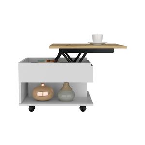 Tavolino da Caffè Luanda con Ripiano Sollevabile e Ruote - Product Image 5