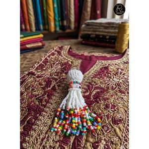 Beaded Tassel Curtain Tieback Rope Holdback Decorative Curtain <b>Tie</b> <b>Back</b> Elegant Window Treatment Home Decor Accessories - Product Image 1