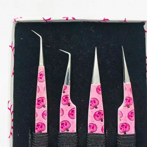 Pince à cils professionnelle pour extensions de cils, pointe en fibre et pointe fine, outil d'extension de cils 936 - Product Image 3