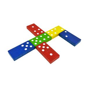 Juego de dominó de madera colorido Doble 6 para entretenimiento - Product Image 4