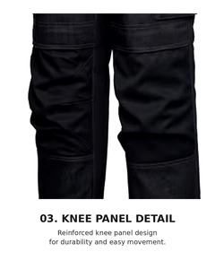 <b>Black</b> Denim Insulated <b>Work</b> <b>Pants</b> for Men | T-BUC TJS-301P OEM/ODM Korean Brand - Product Image 6