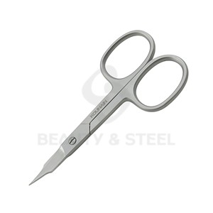 Ciseaux de beauté en acier inoxydable incurvés de haute précision, pointes coniques, cadre léger pour manucure et pédicure professionnelles - Product Image 1