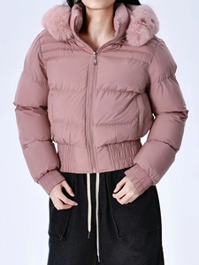 OEM Services High Quality Women <b>Puffer</b> <b>Jacket</b> New Design Women <b>Puffer</b> <b>Jacket</b> for Winter <b>Crop</b> <b>Jackets</b> Solid Color Full Sleeves - Product Image 2