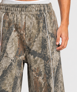 Camouflage Custom Men's <b>Oversized</b> Contrastline Jogger Pants Premium Cotton Fleece Breathable Casual Streetwear Men's <b>Sweatpants</b> - Product Image 3