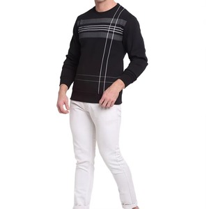 เสื้อสเวตเชิ้ตคอกลมผ้าฝ้ายสำหรับผู้ชาย ขายส่ง ผู้ผลิต OEM รับปักโลโก้ เสื้อผ้าสตรีทแวร์พรีเมียม ผู้ส่งออกทั่วโลก - Product Image 6