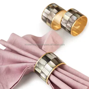 Anillo para Servilletas de Resina de la Mejor Calidad con Diseño Único Quemado, Personalizable para Fiestas, Fabricado en India - Product Image 5