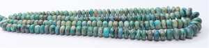 Cuentas redondas lisas de turquesa natural de Arizona de 8-11 mm, cuentas de piedras preciosas de turquesa, cuentas de turquesa genuina para la fabricación de joyería al por mayor. - Product Image 5