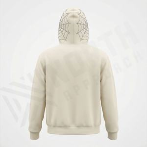 Sweats à capuche respirants pour hommes avec strass, motif uni, col à capuche, hiver, faible MOQ, couleur personnalisée, vêtements en gros, streetwear - Product Image 2