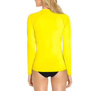 Chemise de bain anti-UV élégante pour femmes, manches longues, légère, avec impression personnalisable, séchage rapide et respirante - Product Image 2