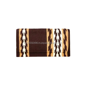 Couverture de selle Western 34x36 fabriquée à partir de 100% tapis d'équitation en laine de Nouvelle-Zélande au meilleur prix - Product Image 1