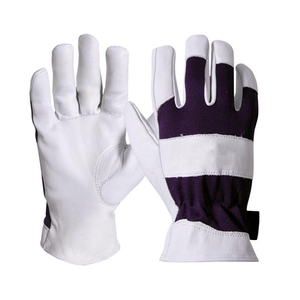 Gants de travail en cuir de vachette grainé de haute qualité, nouveau design, protection industrielle robuste pour la construction - Product Image 3