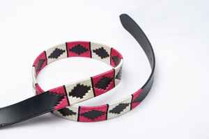 Cinturón Nubuk - Cinturón Ecuestre Azul de Cuero Genuino Argentino, Cinturón de Cuero Vacuno Argentino de Primera Calidad, Estilo Occidental - Product Image 6