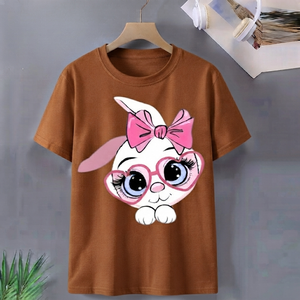 Camiseta de Cuello Redondo para Mujer, Corte Regular, Manga Larga, Casual, Lisa, Antipilling, Tejido de Punto de Poliéster/Algodón, Secado Rápido - Product Image 5