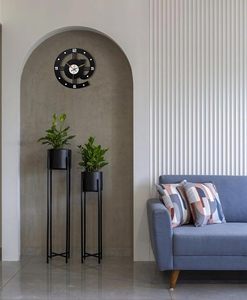 Wooden AA <b>Battery</b> Powered Hanging Wall <b>Clock</b> Quartz Analog Round Custom Size Modern Design for Living Room Home Decor - Product Image 4