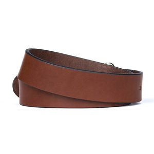 Cinturones de Cuero Marrón para Hombre, Suministro de Fábrica, Cinturones Casuales de Cuero Vacuno Genuino con Hebilla de Aleación - Product Image 3