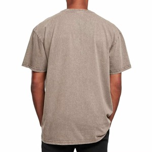 Camiseta de Alta Calidad para Hombre, de Lujo, 100% Algodón, Estilo Chino, Estampada, Gruesa, Talla Grande, con Cuello Alto - Product Image 4